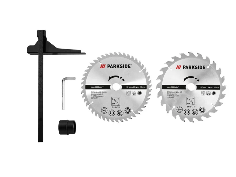 PARKSIDE® Scie circulaire PHKS 1350 E4. 1350 W