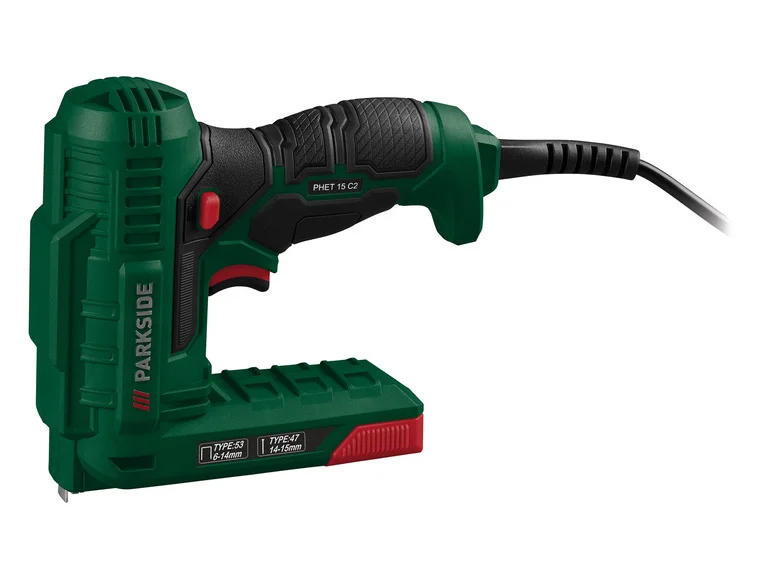 PARKSIDE® Agrafeuse-cloueuse électrique PHET 15 C2. 70 W