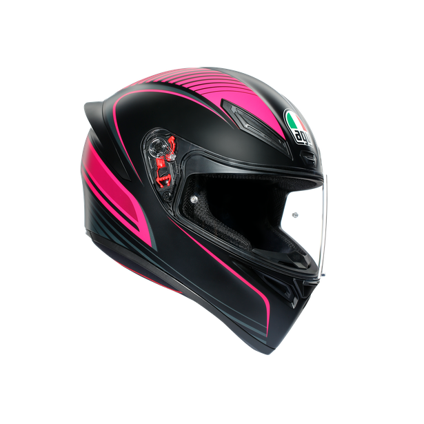 K1 MULTI ECE DOT - WARMUP BLACK/PINK