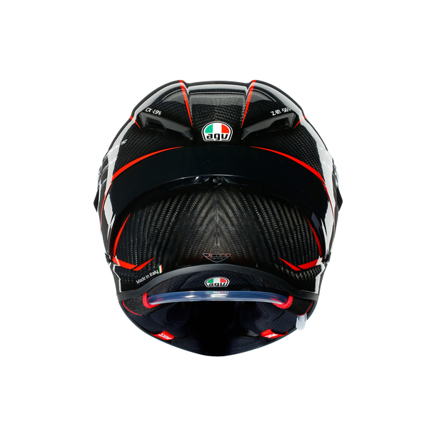 PISTA GP RR ECE DOT MULTI - PERFORMANCE CARBON/RED