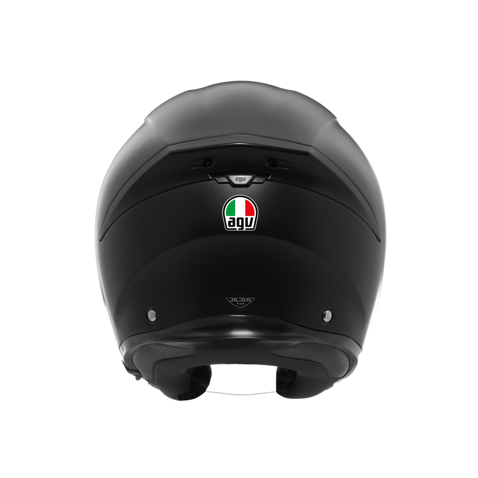 K5 JET EVO MONO MATT BLACK - MOTORBIKE OPEN FACE HELMET E2206