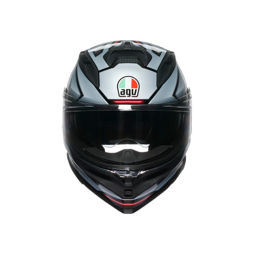 K7 AGV E2206 MPLK - JAEGER BLACK/SILVER