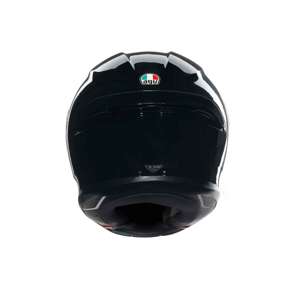 K6 S BLACK - MOTORBIKE FULL FACE HELMET E2206