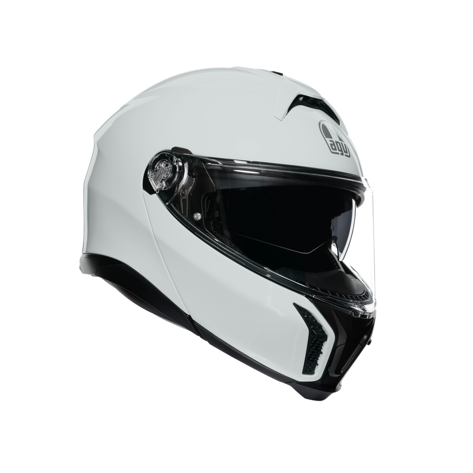 TOURMODULAR STELVIO WHITE - MOTORBIKE FLIP UP HELMET E2206