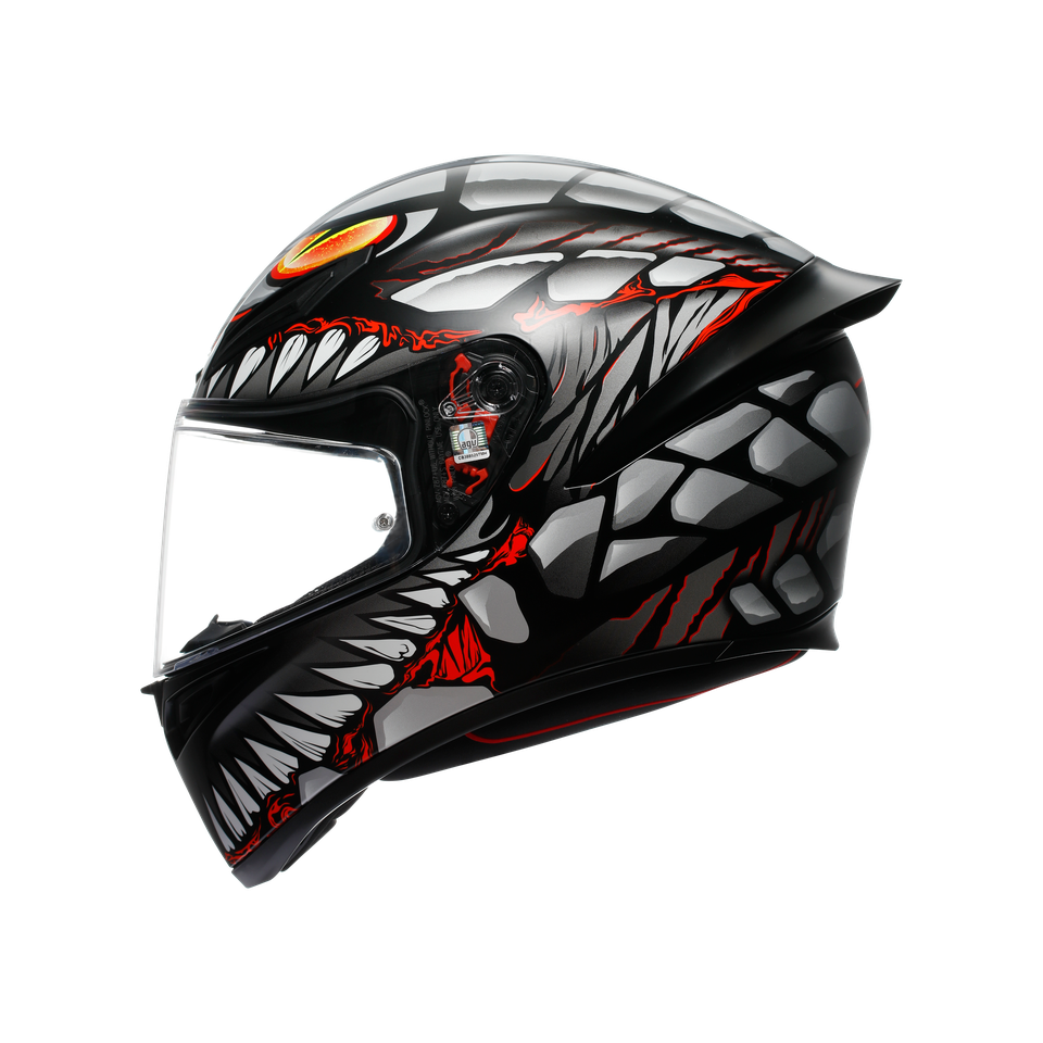 K1 S E2206 - LYZARD MATT BLACK/GREY/RED