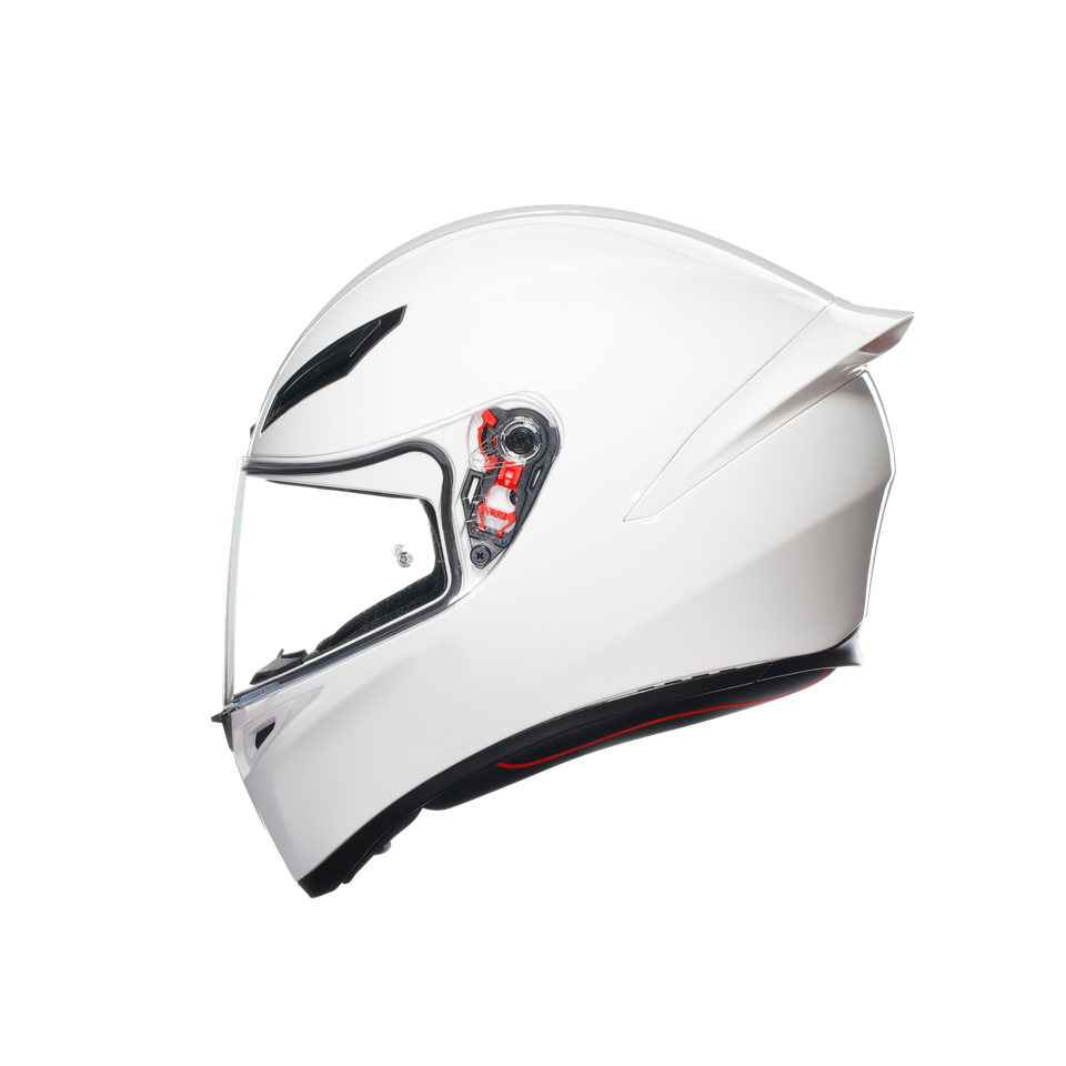 K1 S WHITE - MOTORBIKE FULL FACE HELMET E2206