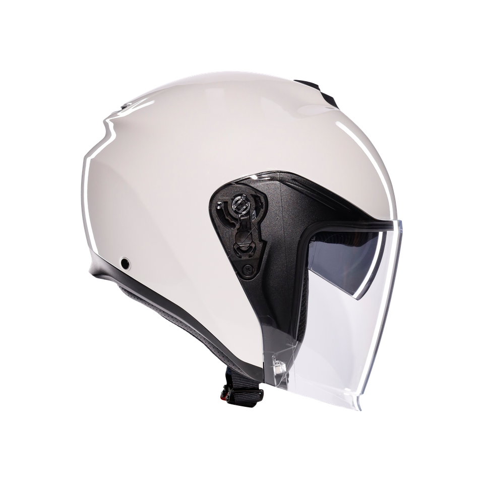 IRIDES MONO MATERIA WHITE - MOTORBIKE OPEN FACE HELMET E2206