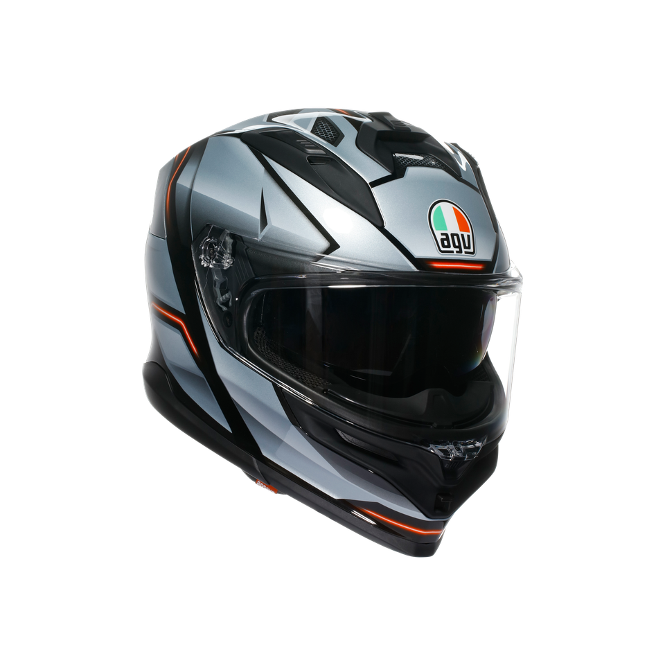 K7 AGV E2206 MPLK - JAEGER BLACK/SILVER