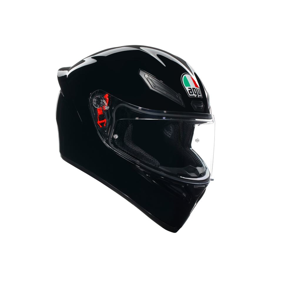 K1 S BLACK - MOTORBIKE FULL FACE HELMET E2206
