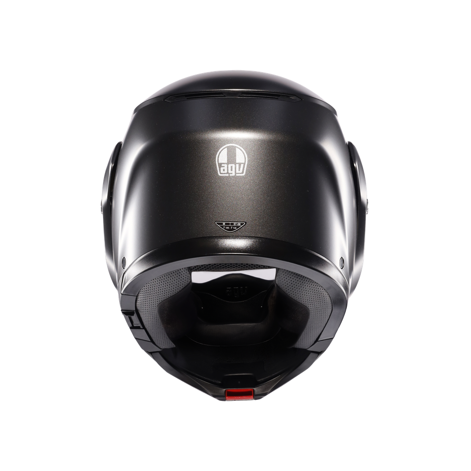 STREETMODULAR MONO MATT ASFALTO GREY - MOTORBIKE FLIP UP HELMET E2206