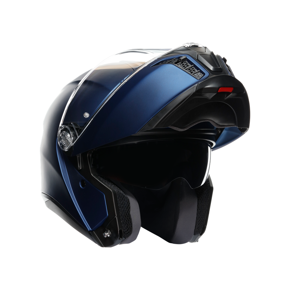 TOURMODULAR GALASSIA BLUE MATT - MOTORBIKE FLIP UP HELMET E2206