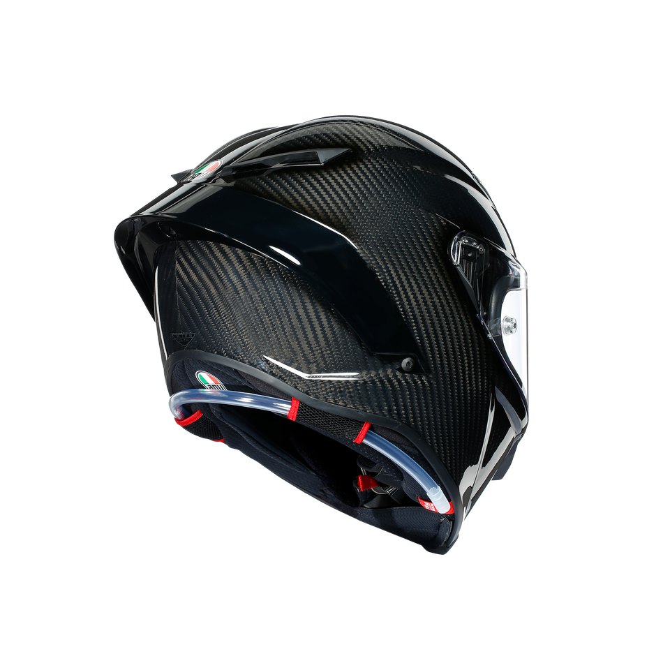 PISTA GP RR MONO GLOSSY CARBON - MOTORBIKE FULL FACE HELMET E2206 DOT