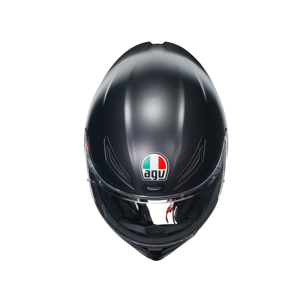 K1 S MATT BLACK - MOTORBIKE FULL FACE HELMET E2206