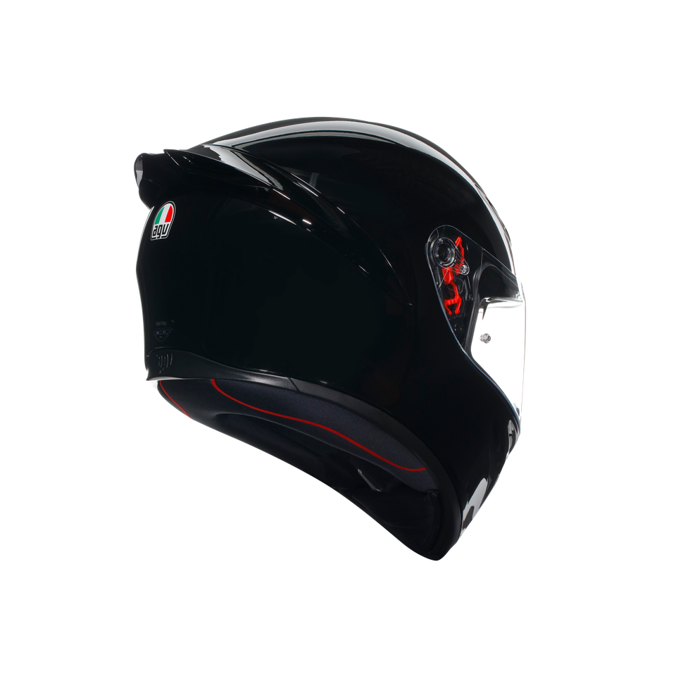 K1 S BLACK - MOTORBIKE FULL FACE HELMET E2206