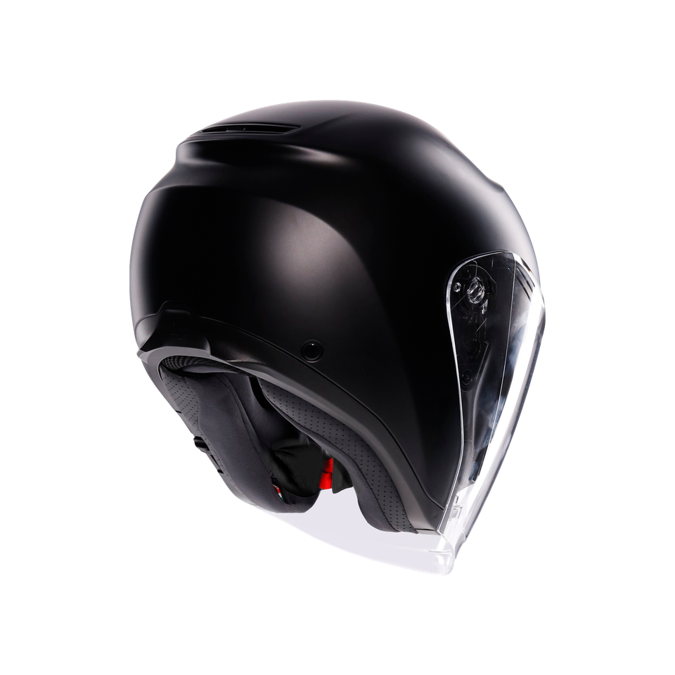 IRIDES MONO MATT BLACK - MOTORBIKE OPEN FACE HELMET E2206