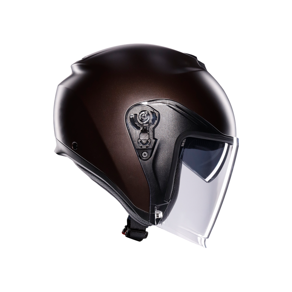 IRIDES MONO MATT PREGIATO BRONZE - MOTORBIKE OPEN FACE HELMET E2206