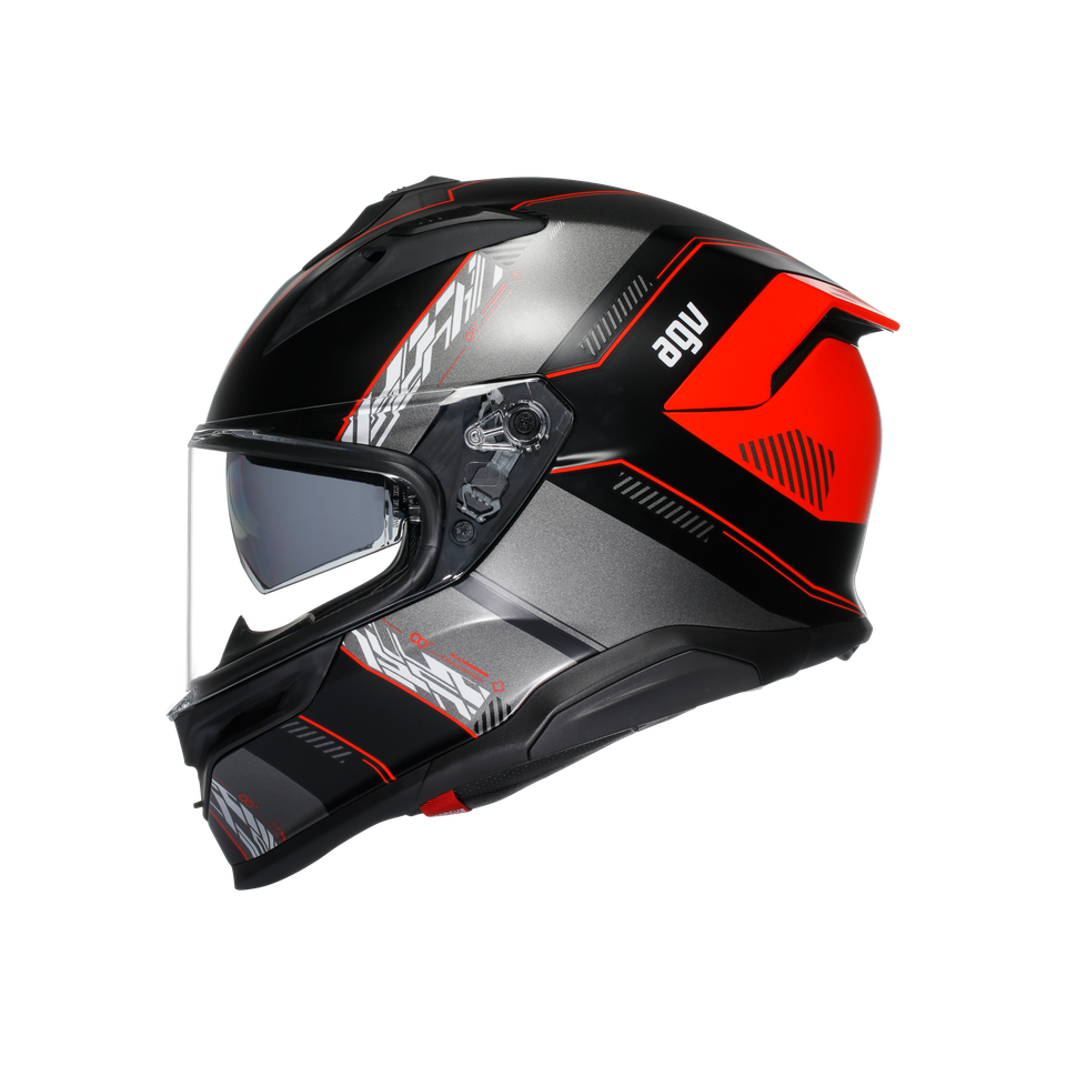 K7 AGV E2206 MPLK - KYBER MATT BLACK/RED