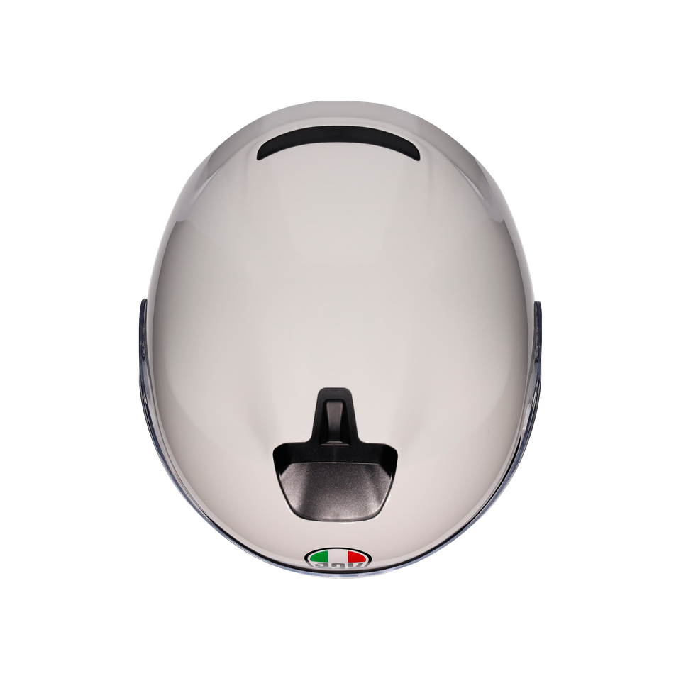 IRIDES MONO MATERIA WHITE - MOTORBIKE OPEN FACE HELMET E2206