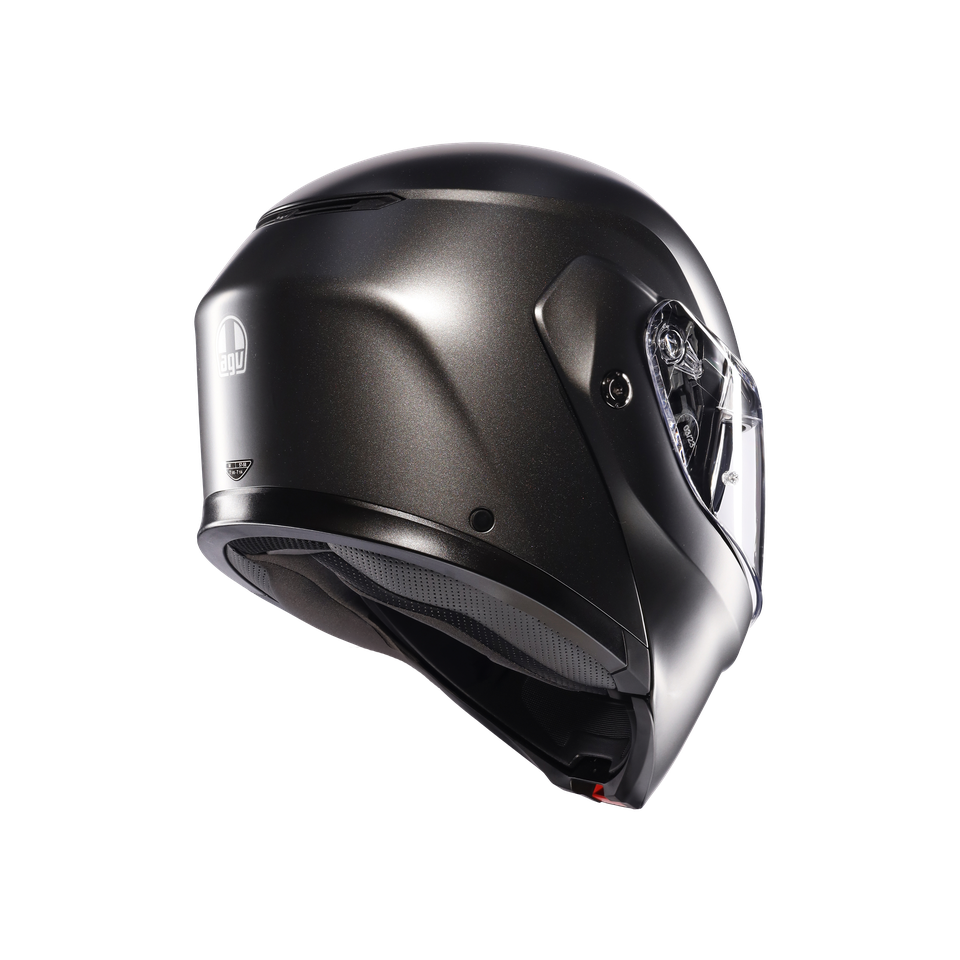 STREETMODULAR MONO MATT ASFALTO GREY - MOTORBIKE FLIP UP HELMET E2206