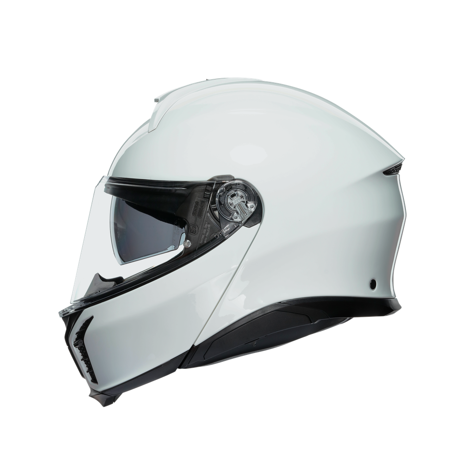 TOURMODULAR STELVIO WHITE - MOTORBIKE FLIP UP HELMET E2206