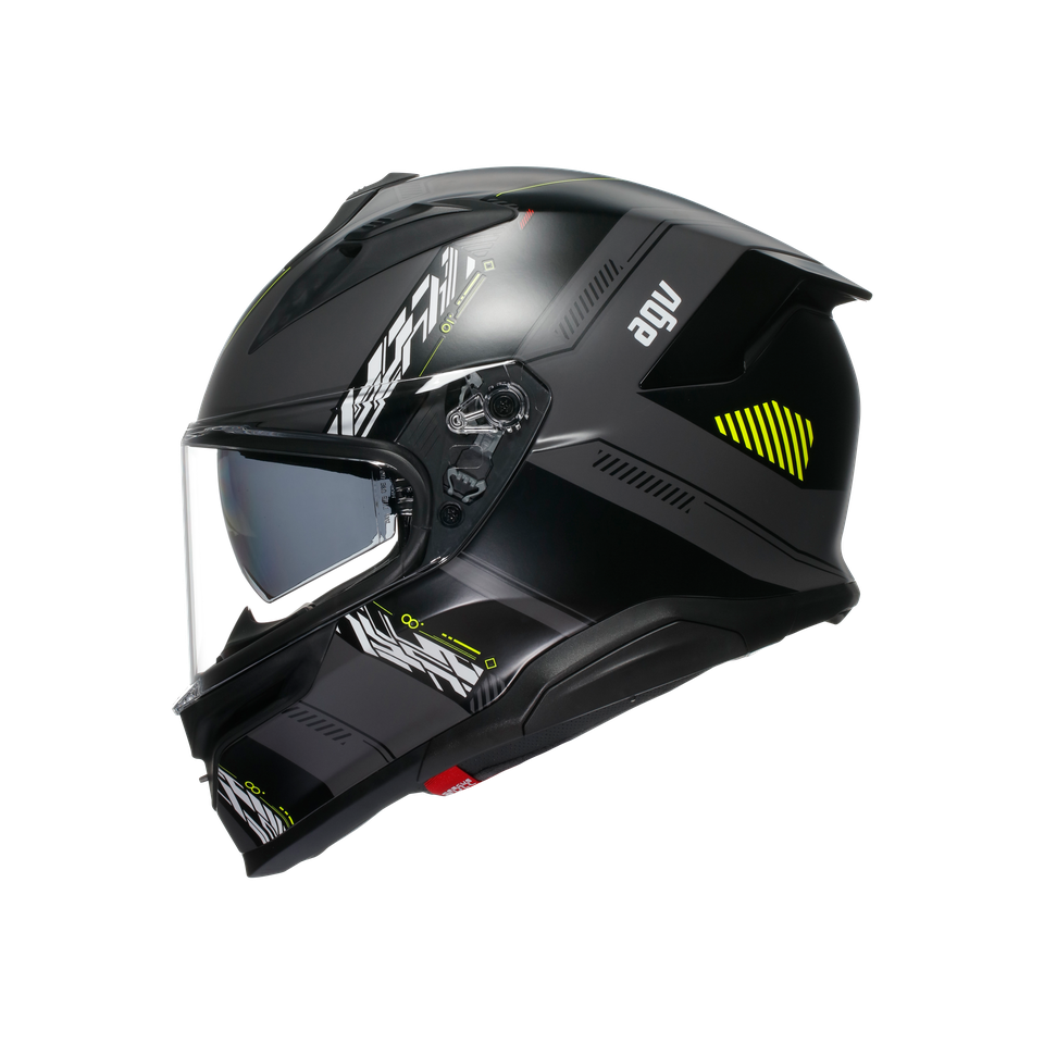 K7 AGV E2206 MPLK - KYBER MATT GREY/YELLOW FLUO