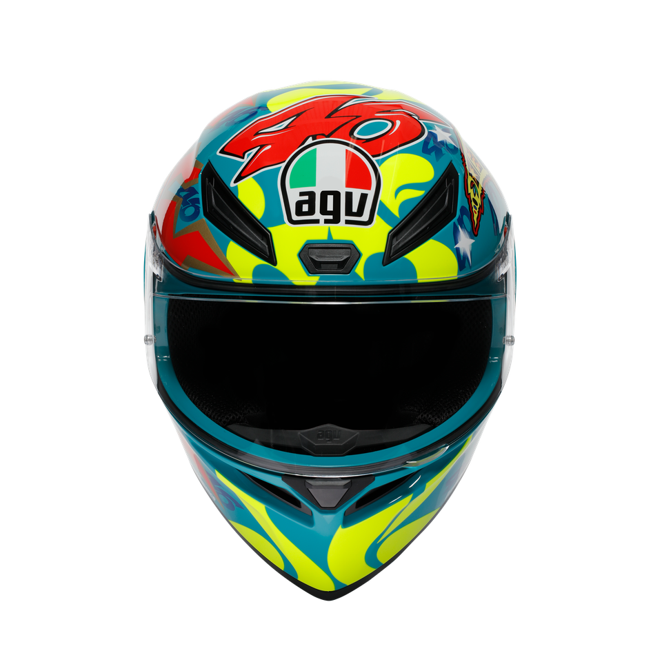 K1 S ROSSI MUGELLO 1999 - MOTORBIKE FULL FACE HELMET E2206