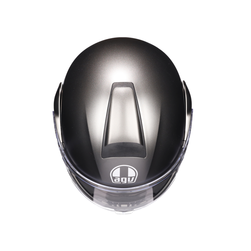 STREETMODULAR MONO MATT ASFALTO GREY - MOTORBIKE FLIP UP HELMET E2206