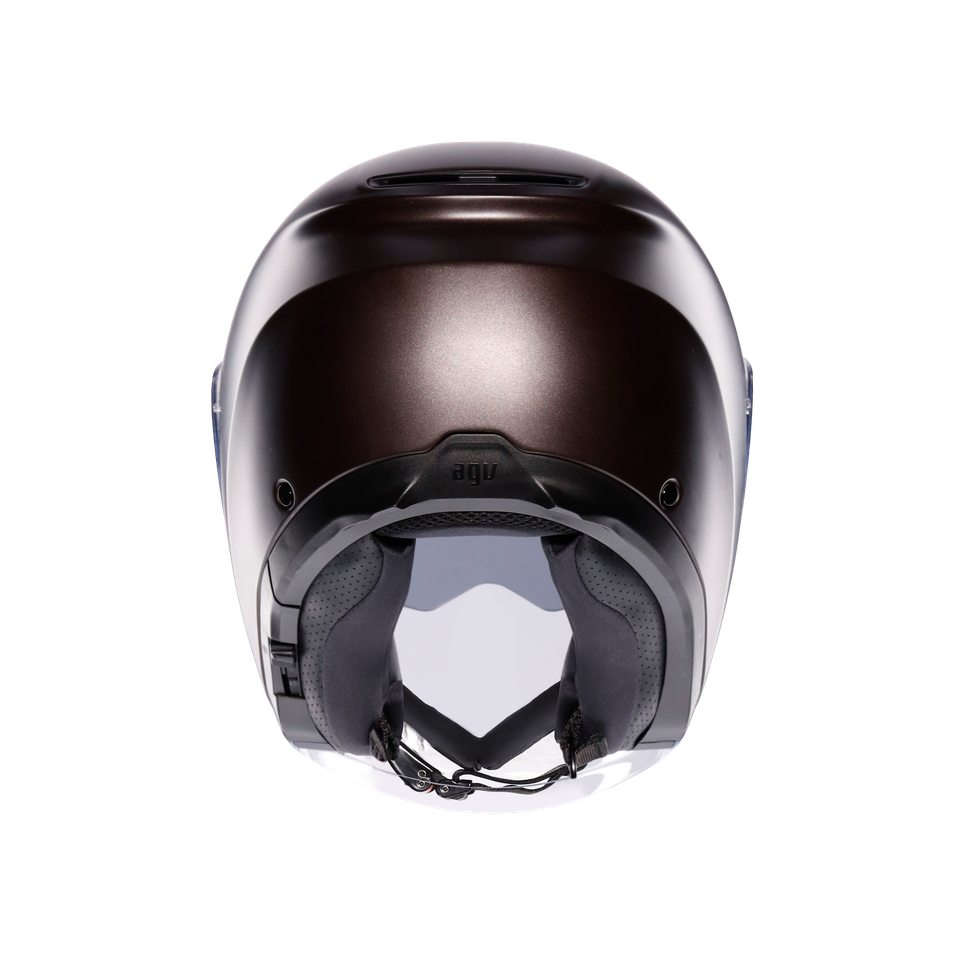 IRIDES MONO MATT PREGIATO BRONZE - MOTORBIKE OPEN FACE HELMET E2206