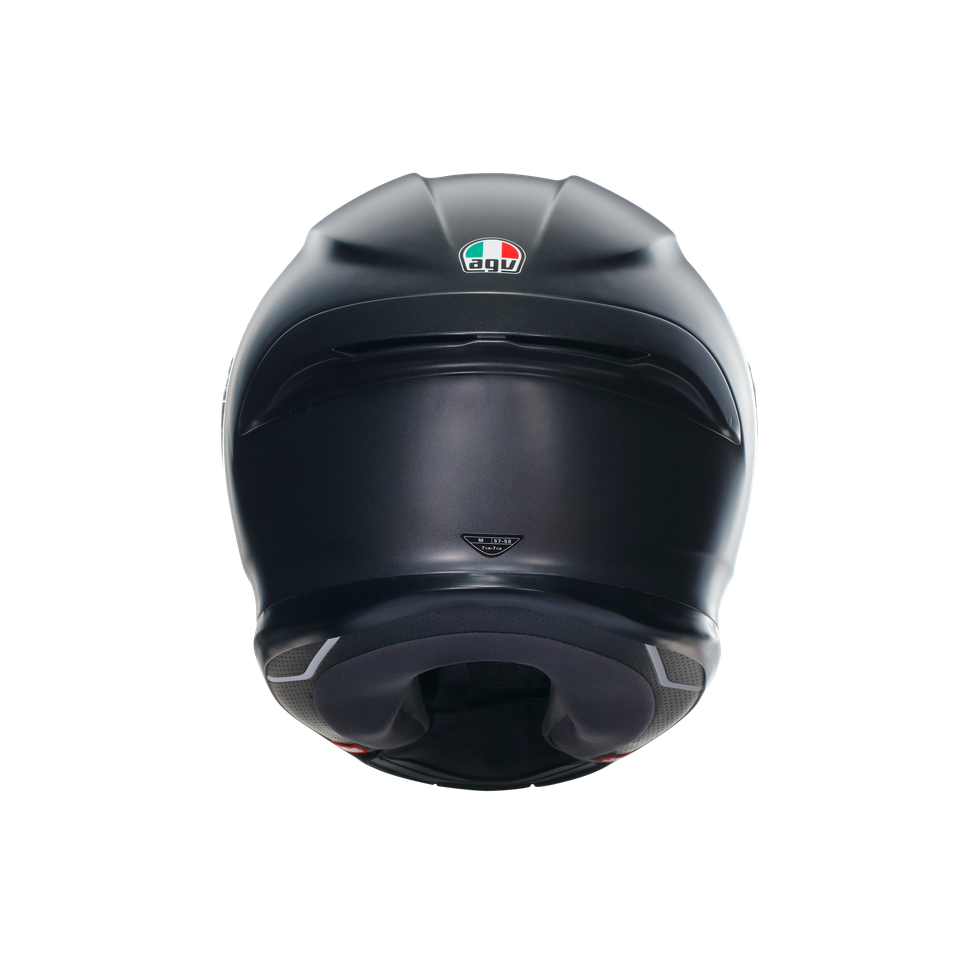 K6 S MATT BLACK - MOTORBIKE FULL FACE HELMET E2206