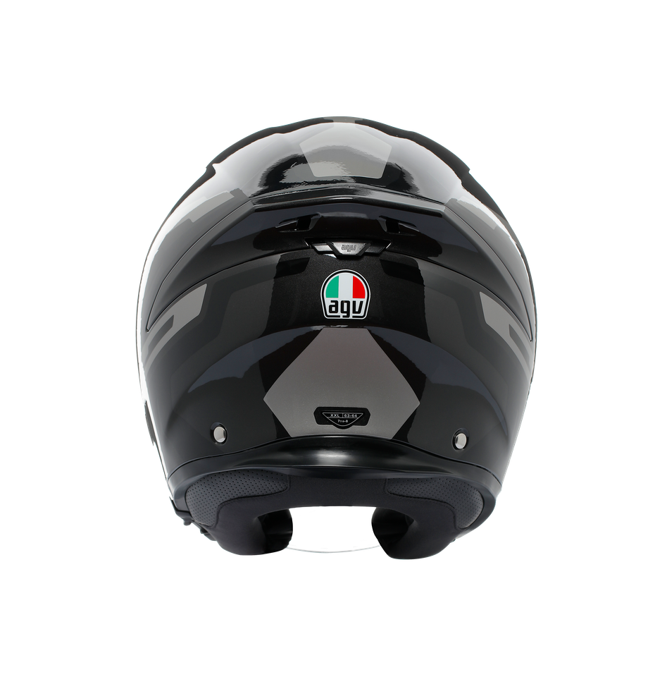 K5 JET EVO TUNE GREY/BLACK - MOTORBIKE OPEN FACE HELMET E2206