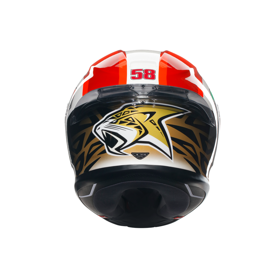 K6 S SIC58 - MOTORBIKE FULL FACE HELMET E2206