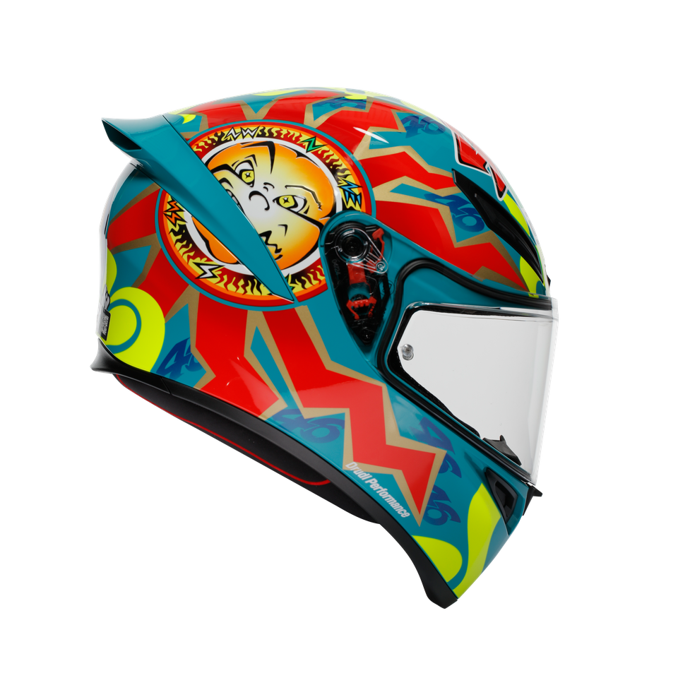 K1 S ROSSI MUGELLO 1999 - MOTORBIKE FULL FACE HELMET E2206