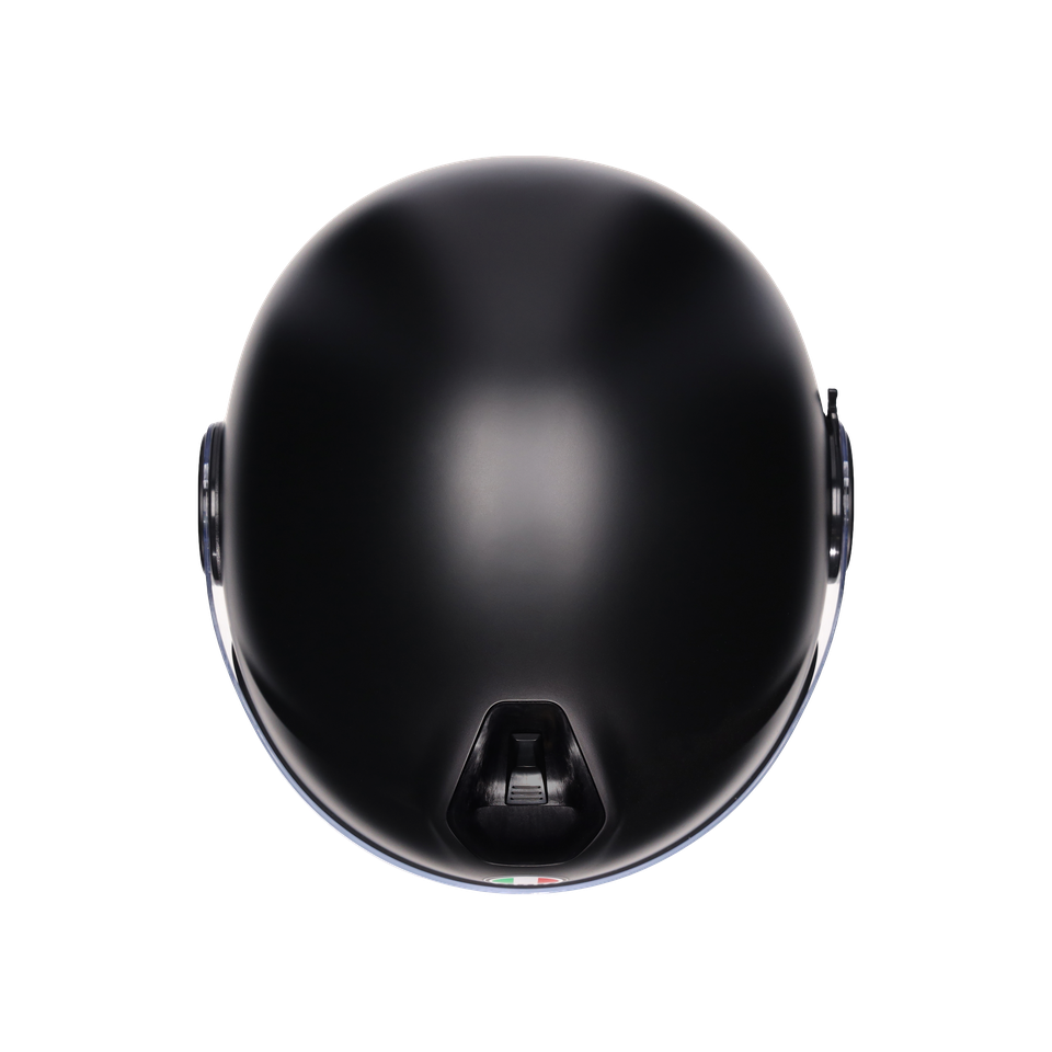 ETERES MONO MATT BLACK - MOTORBIKE OPEN FACE HELMET E2206