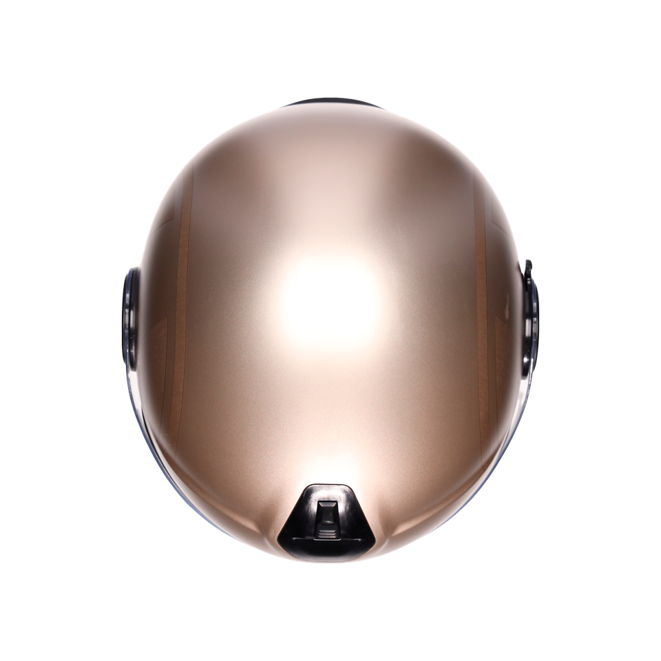 ETERES SIROLO MATT WHITE/GOLD - MOTORBIKE OPEN FACE HELMET E2206