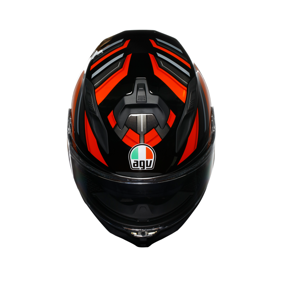 K7 AGV E2206 MPLK - TAURAX BLACK/RED