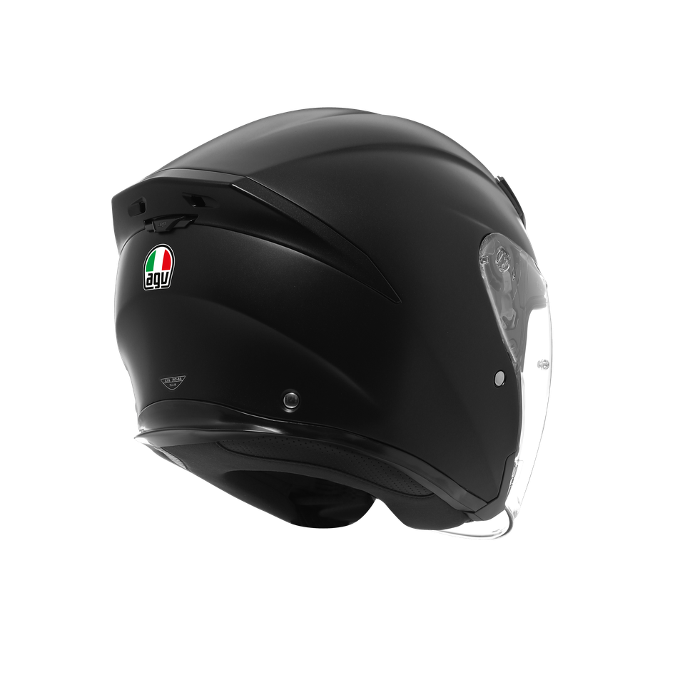 K5 JET EVO MONO MATT BLACK - MOTORBIKE OPEN FACE HELMET E2206