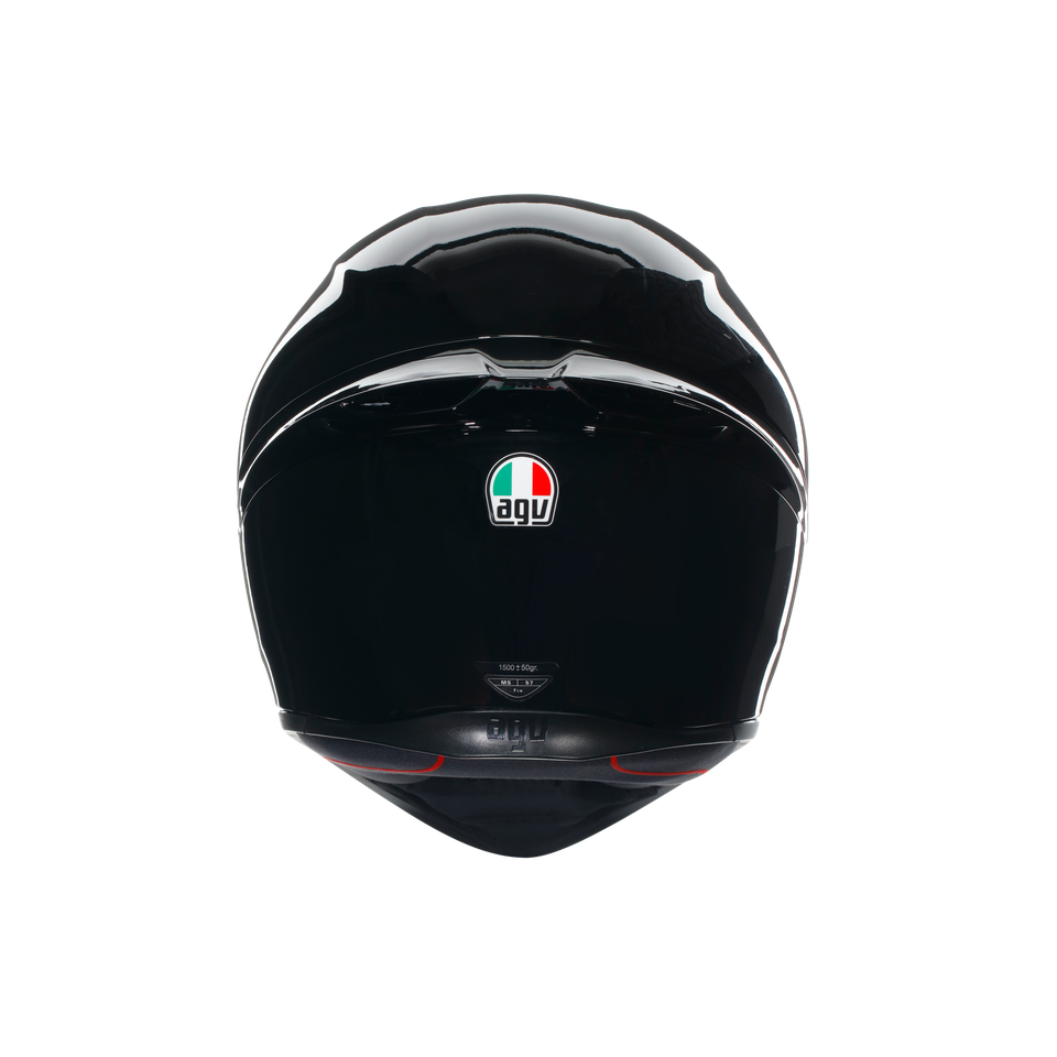 K1 S BLACK - MOTORBIKE FULL FACE HELMET E2206