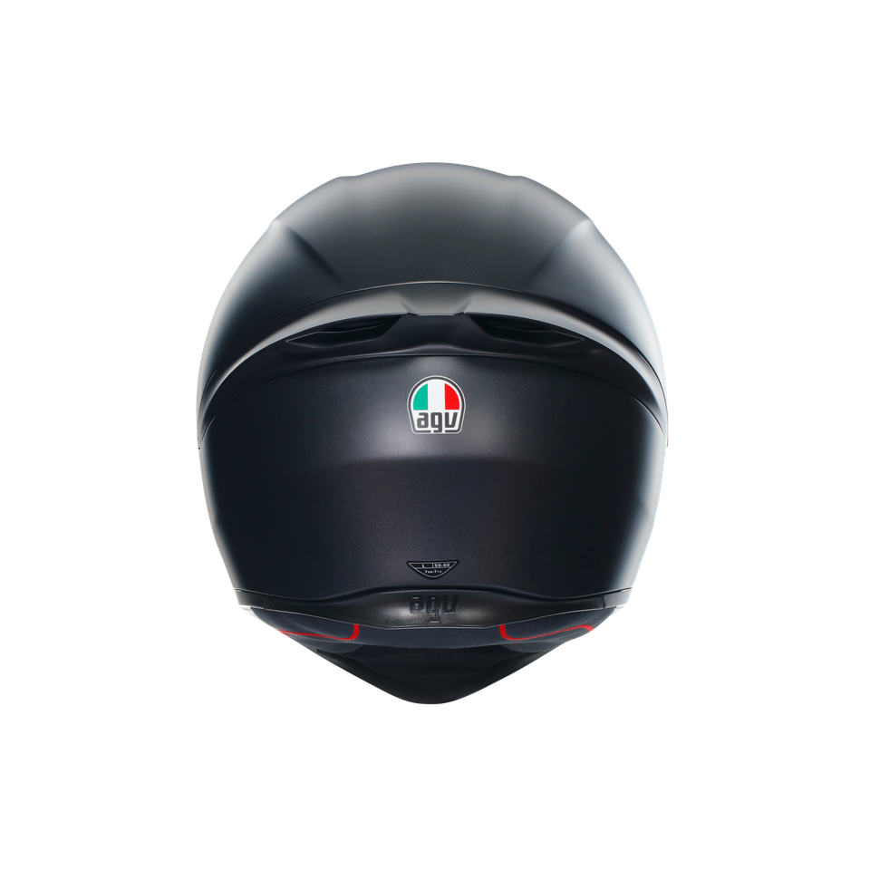 K1 S MATT BLACK - MOTORBIKE FULL FACE HELMET E2206