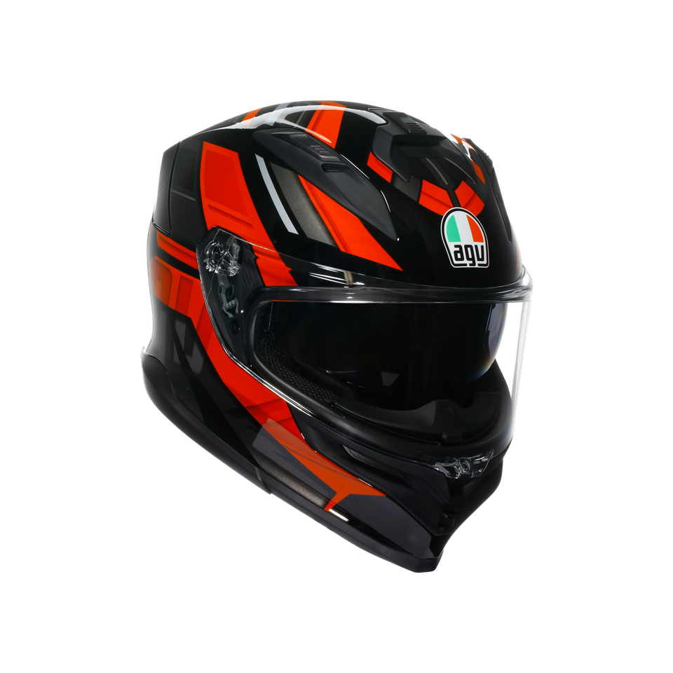 K7 AGV E2206 MPLK - TAURAX BLACK/RED