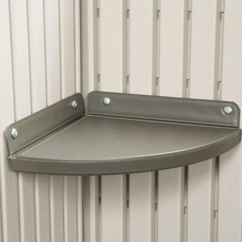 Side Entry 15 ft. W x 8 ft. D Plastic Storage Shed