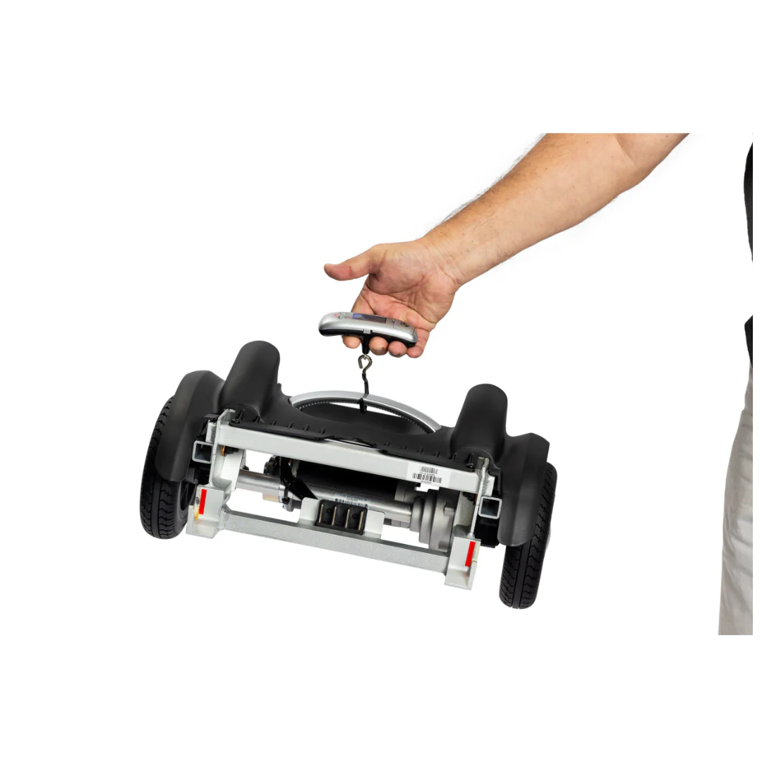 EV Rider Airline Approved Nomad Scooter with Front Basket & Full Suspension