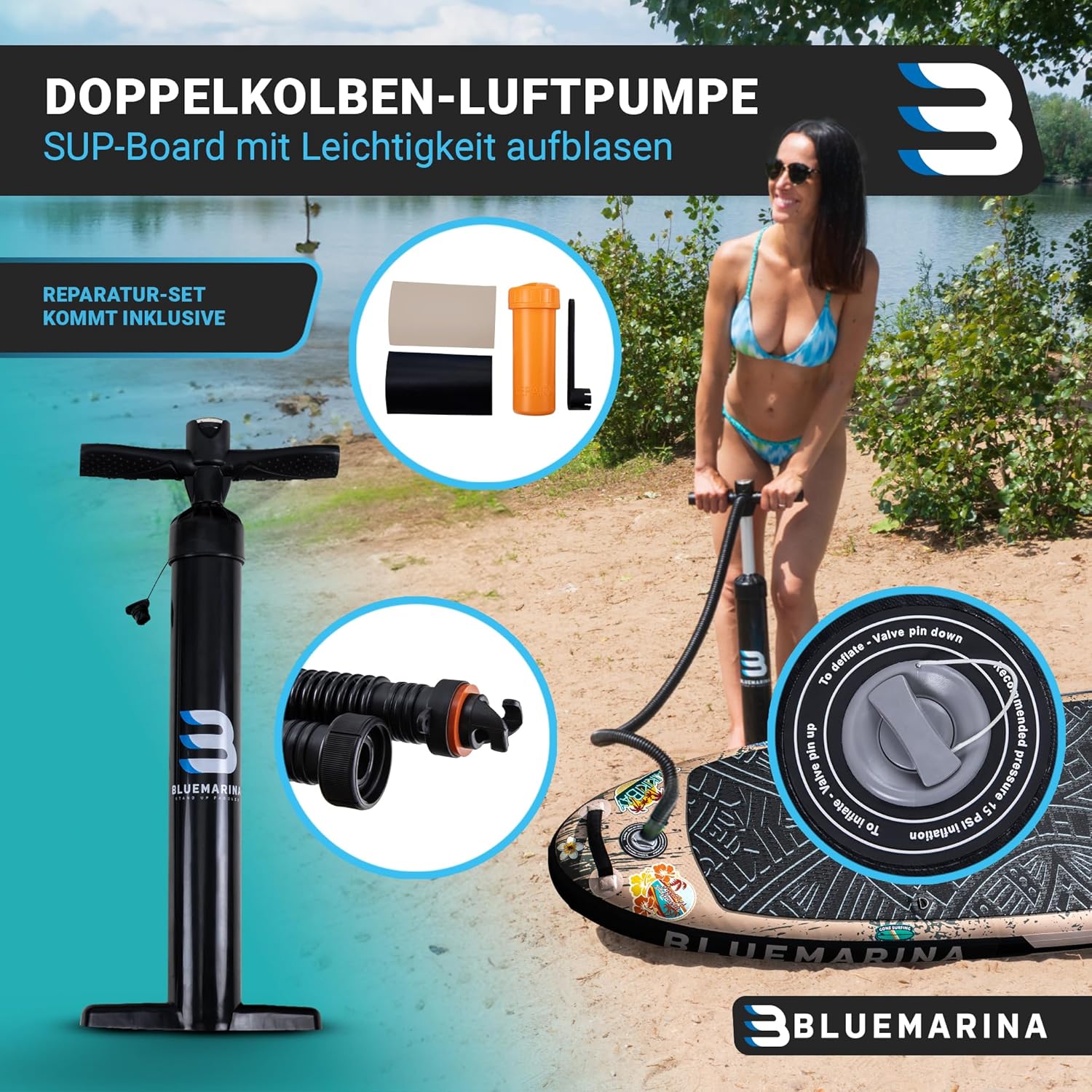 Bluemarina Ariki Stand Up Paddle Board Inflatable