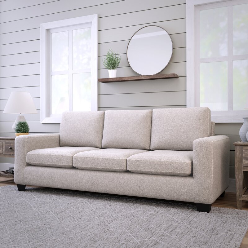 Kane 83” Square Arm Sofa With Reversible Cushions