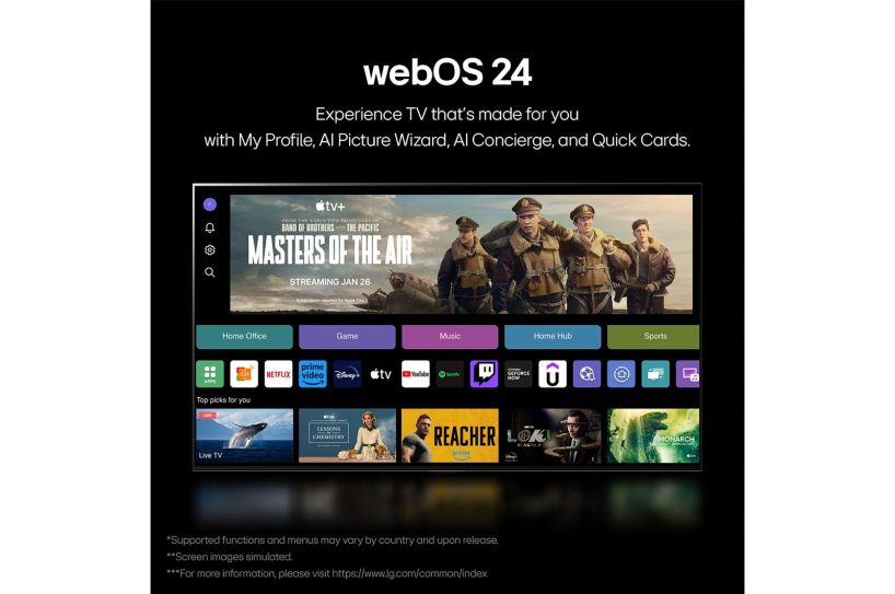 LG 75 Inch LG QNED AI QNED86 4K Smart TV AI Magic remote HDR10 webOS24