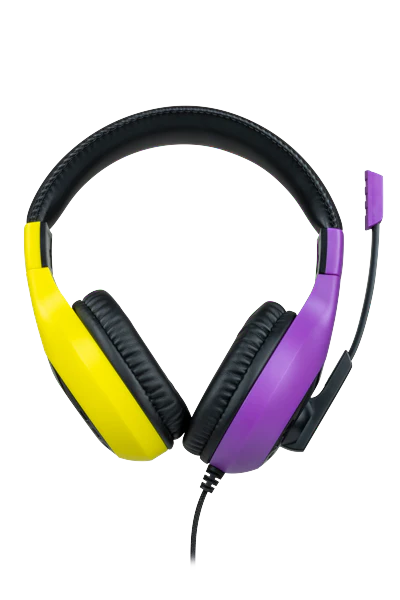 BigBen Interactive Stereo Gaming Headset V1 - Lilla + Gul (Switch)