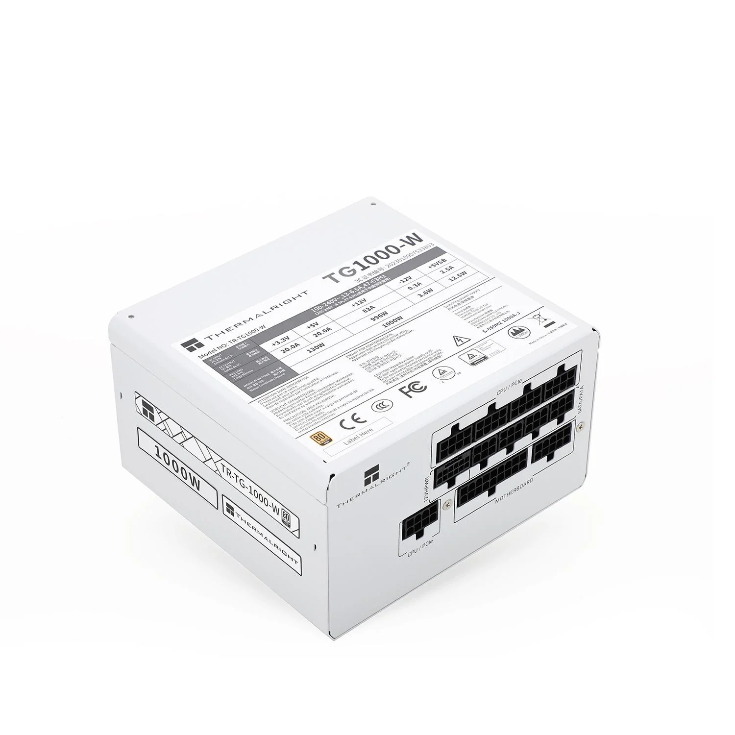 Thermalright TR-TP 1000-W White - PSU. 80+ Platinum