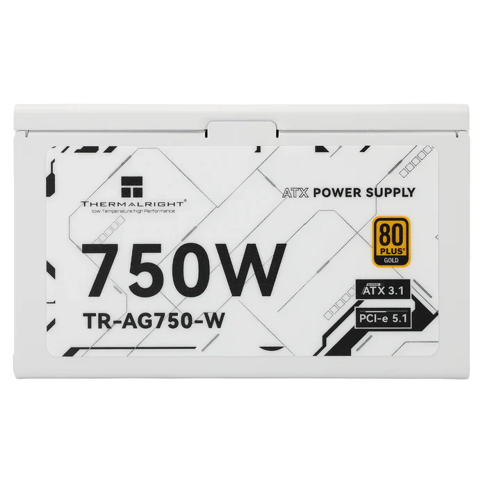 Thermalright TR-AG 750-W. 80+ Gold modular PSU. SFX. Hvid