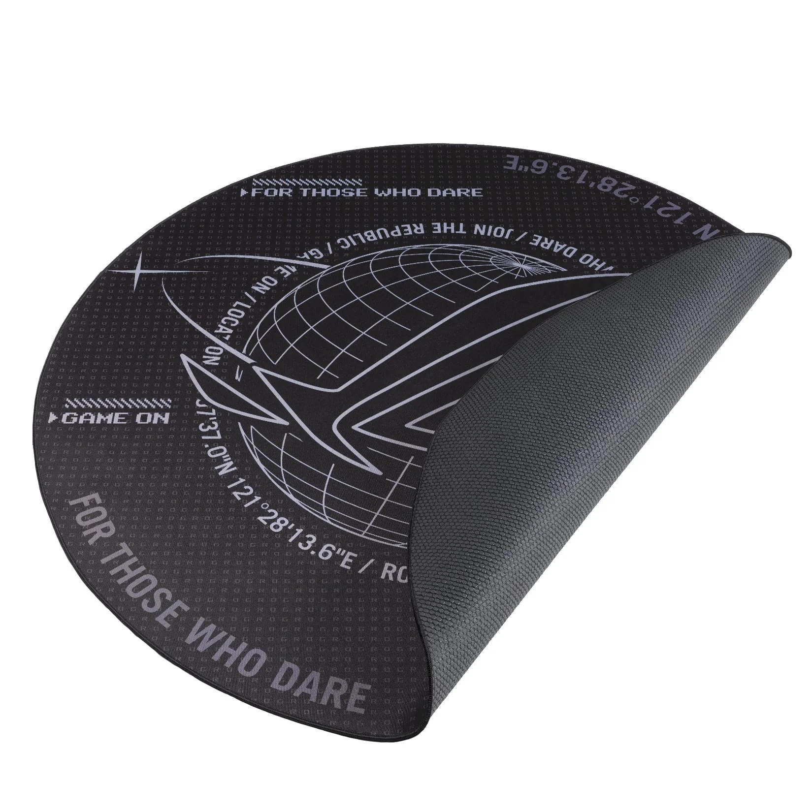 ASUS ROG Cosmic Mat - 117 cm diameter floor mat for gaming/office chair