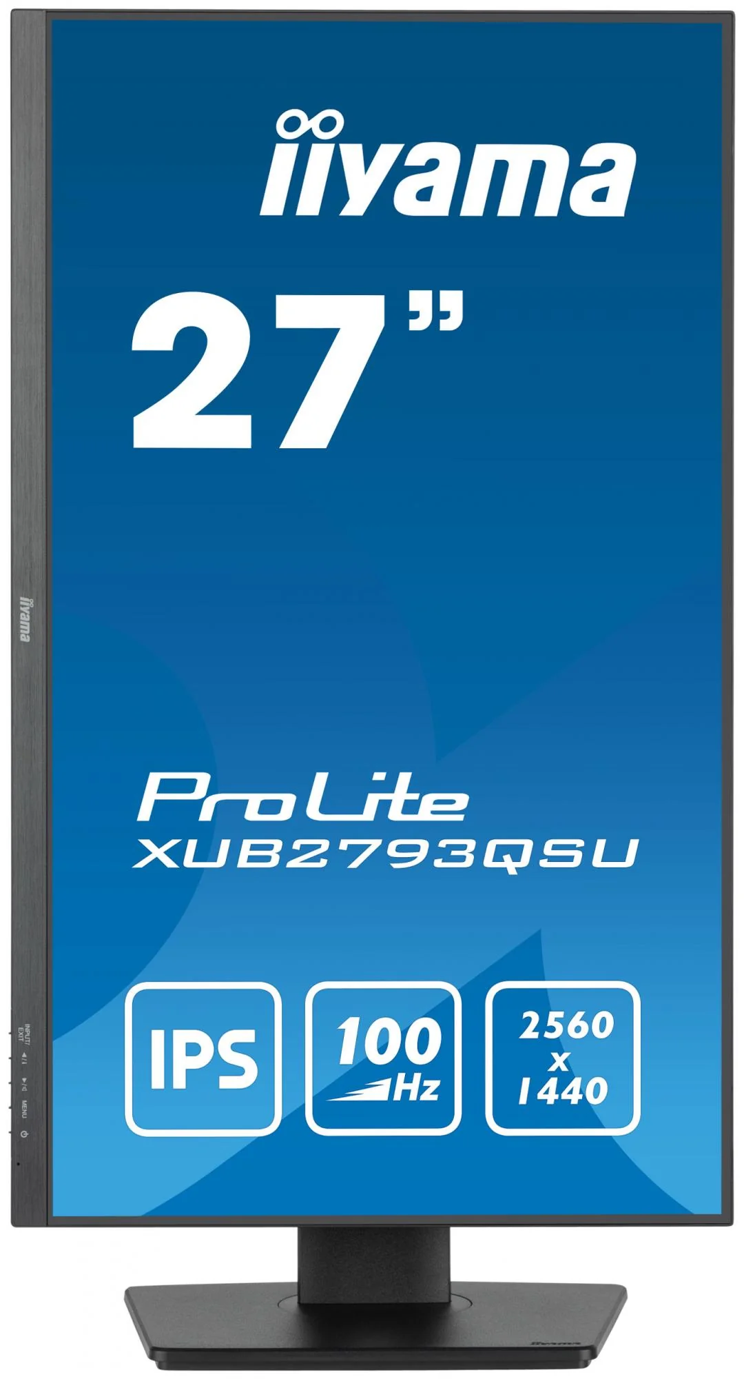 iiyama ProLite XUB2793QSU-B6 27 2560 x 1440 (2K) HDMI DisplayPort 100Hz Pivot Skærm