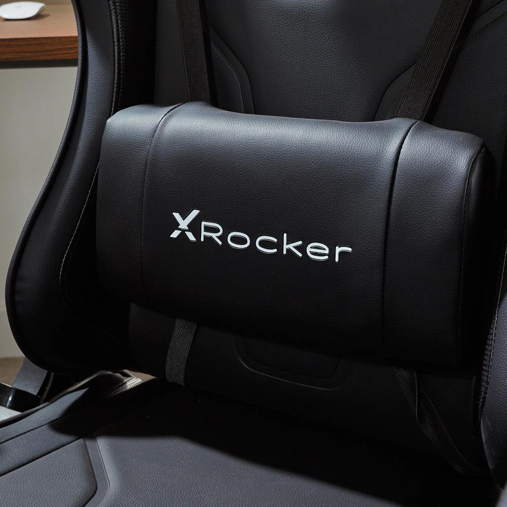 XROCKER AGILITY SPORT ESPORT PC OFFICE GAMING CHAIR - CARBON BLACK